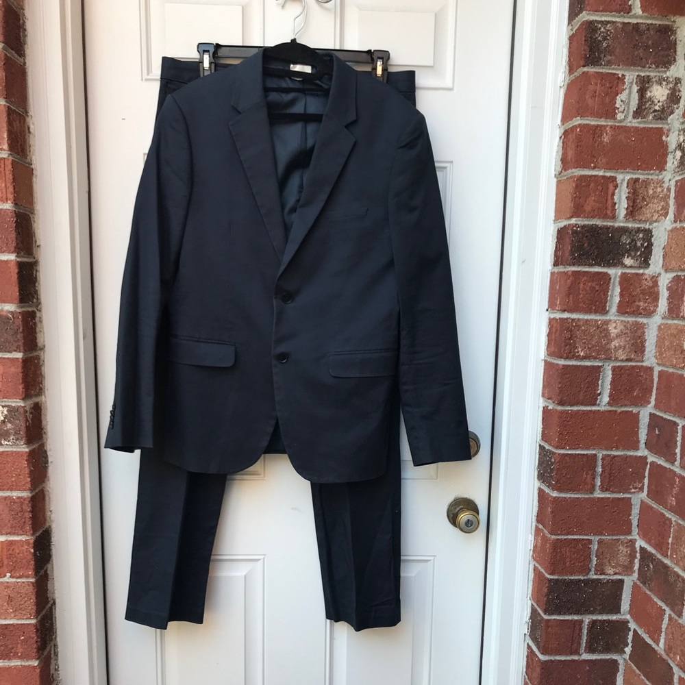 Mossimo Navy Khaki Suit